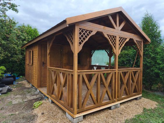 Domek letniskowy z tarasem