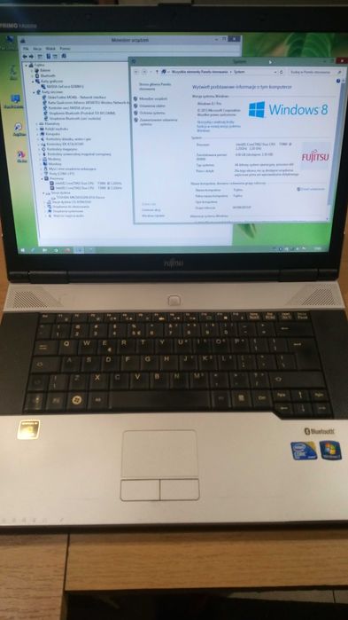 Laptop Fujitsu Esprimo V6555 idealny do diagnostyki