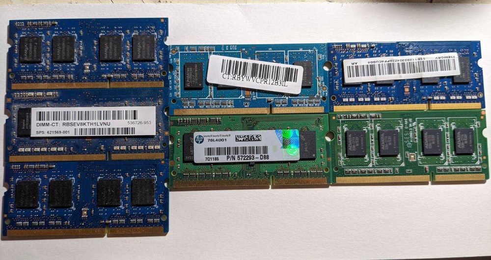 Оперативная память SODIMM DDR3L DDR3 2Gb