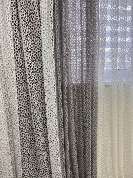 !АКЦІЯ!Тюль гіпюр сітка на кухню на основі жакарду,тюль в зал