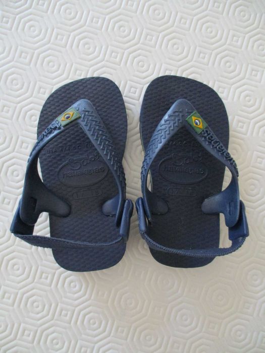 Chinelos dedo bebe havaianas