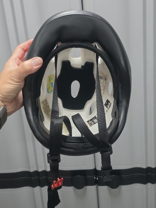 Capacete vermelho crianca Decathlon
