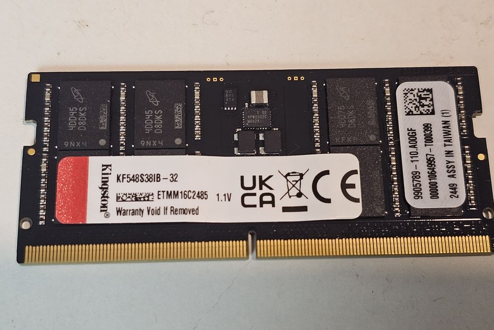 RAM sodimm laptopowy kingston fury 1x 32gb 4800MHz KF548S38IB-32