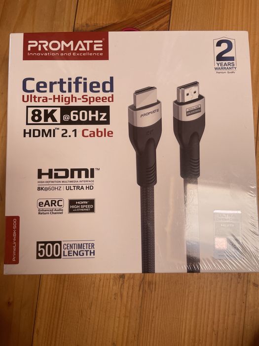 Promate Certified HDMI 2.1 Cable
