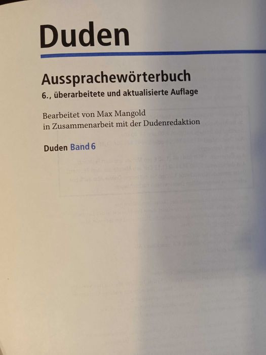 Aussprachewoerterbuch Duden