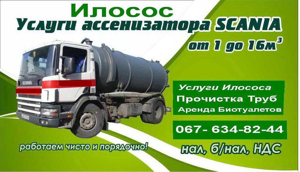 КАМЕНСКОЕ Чистка труб выкачка ям услуги Ассенизаторно Илососной машины