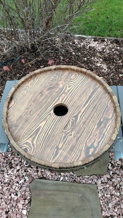 Люстри дерев'яні , кришки бочки