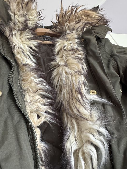 Parka XS z futerkiem