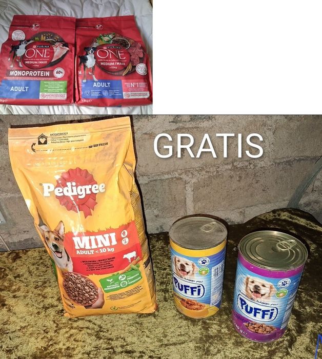 5kg Purina one medium karma dla psa + gratisy