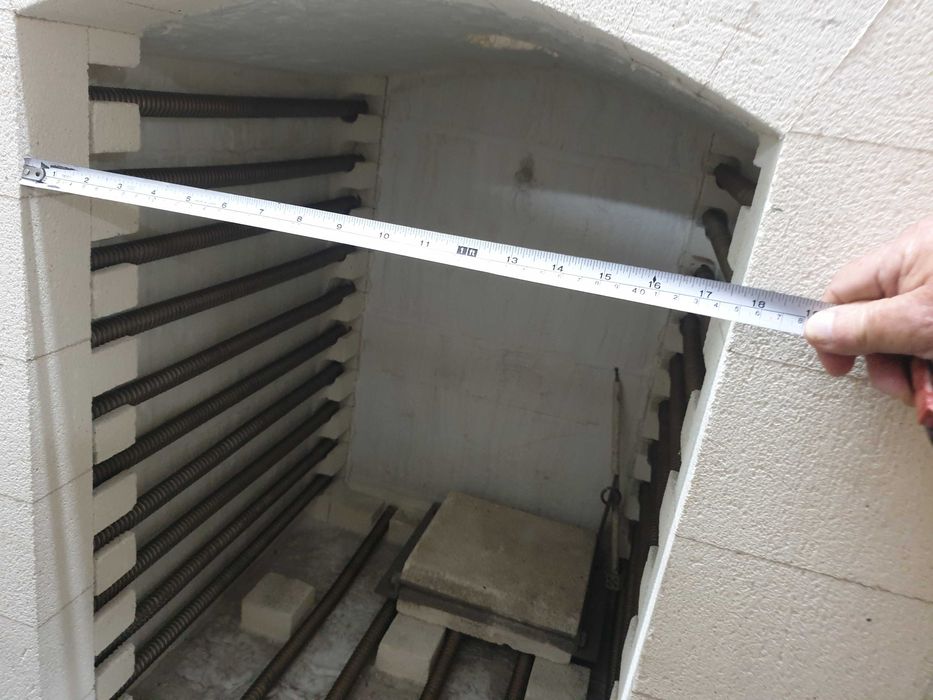 Forno mufla cerâmica, forno eléctrico de abertura frontal NOVO