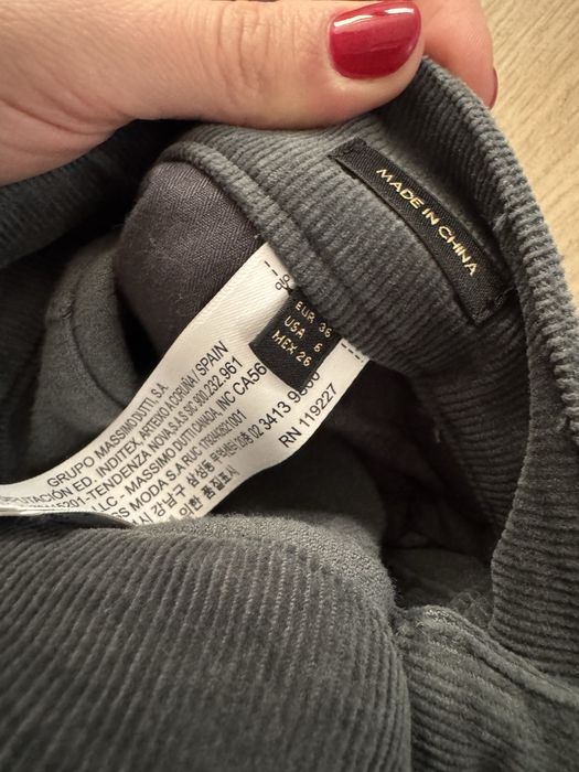 Жіночі вельветові штани Massimo Dutti,36 (S розмір)
