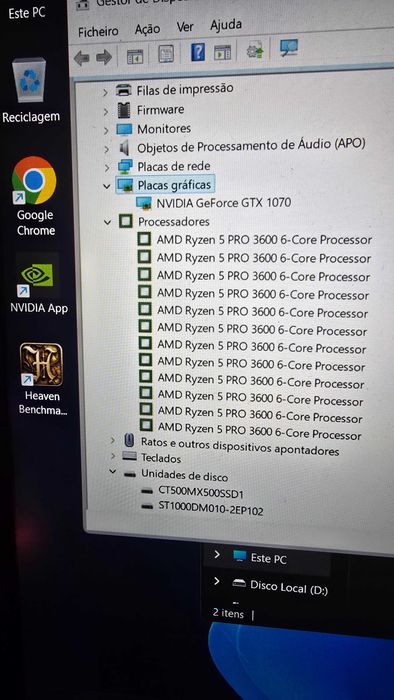 PC Gaming Ryzen 5 3600 PRO – 16GB RAM – SSD 500GB + HDD 1TB – WC