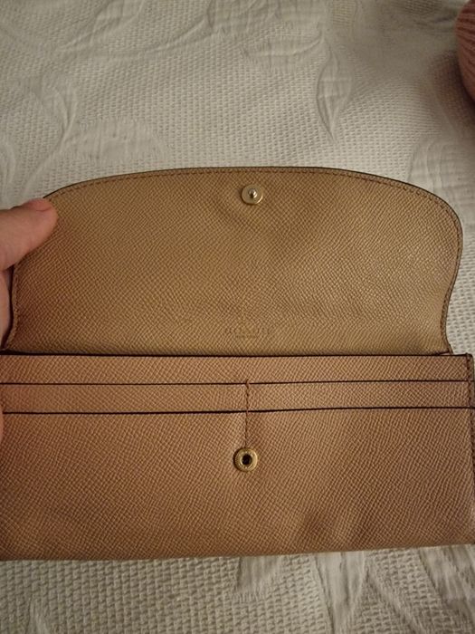 Carteira cartões bege coach