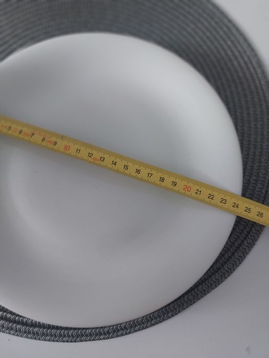Biały talerz porcelanowy płaski Wawel 24,5 cm