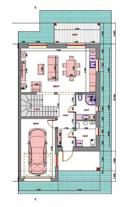 Новый 2-х этажный дом с ремонтом, гаражом и подвалом в Фонтанке 1!