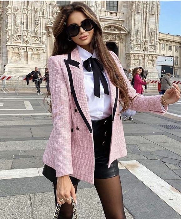 Піджак пиджак жакет блейзер твідовий твидовый хс,ххс розмір 32,34 зара