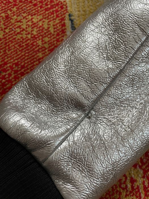 Бомбер Zara Metallic Silver / Серебристая куртка Зара куртка курточка