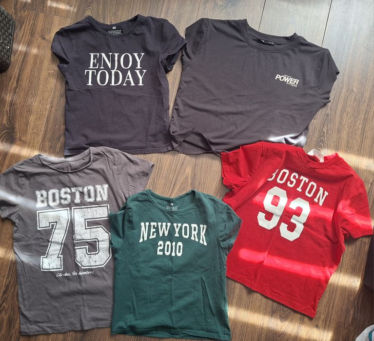 Koszulki, tshirty 21 sztuk +5 inne.
