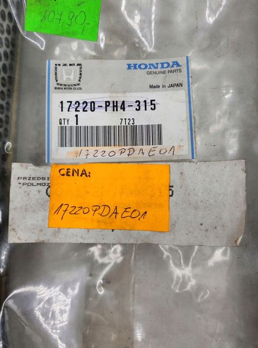 Filtr Powietrza Ae100 Honda Accord Iii 85-89