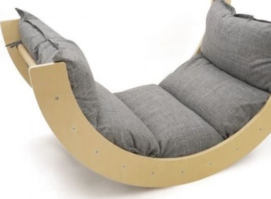 Zabawka dla dzieci, bujak Montessori 2w1 z poduszką