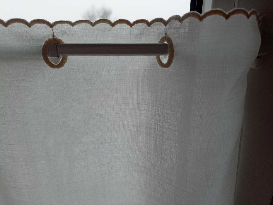 2 sztuki zazdroski firanki angielskie wyjątkowe 57x45