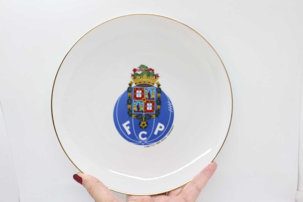Prato Futebol Clube do Porto FCP 2005 selo Licença Oficial 21 cm
