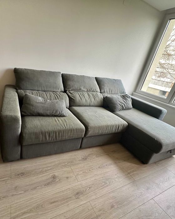 Sofá em L c/Chaise Long + Arrumação | Oportunidade | Recolha Comprador
