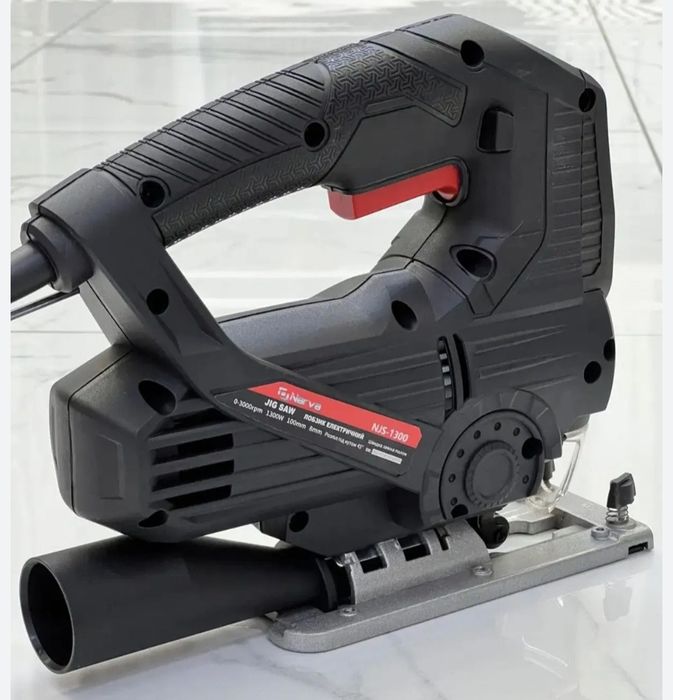 Лобзик Нарва Круглый Шток Лазер Самозажим 1300Вт Электролобзик