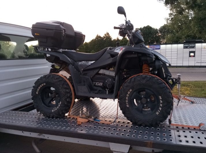 Zarejestrowana rama Tgb target 500r 525 4x4 stan bardzo dobry