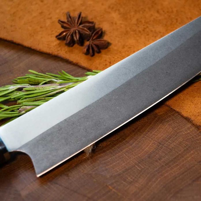 Японський ніж дамаск ручної роботи, для суші, сашимі, філе суши.