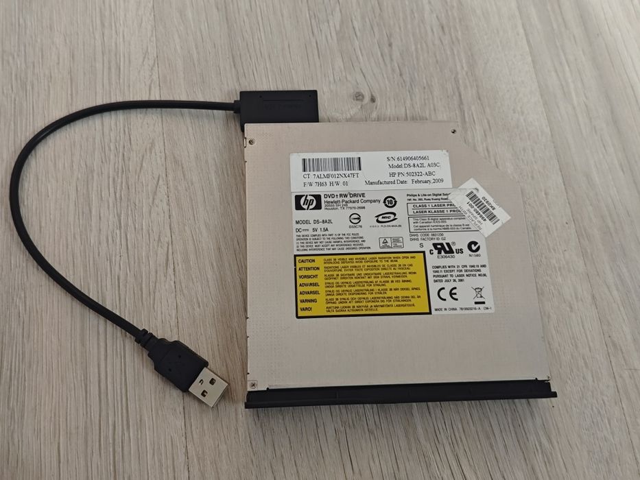CD ROM, дисковод оптичний привід DVD , DVD-RW