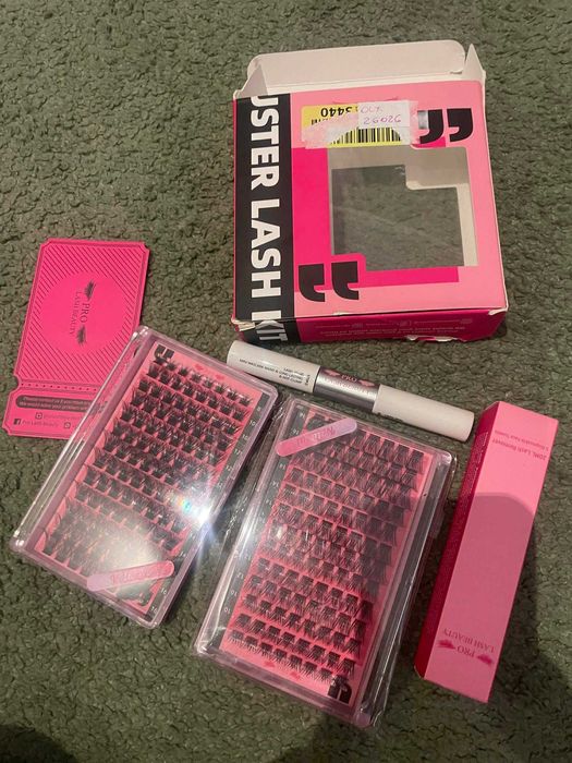 Pro Lash Beauty zestaw kępki rzęs z aplikatorem 26026