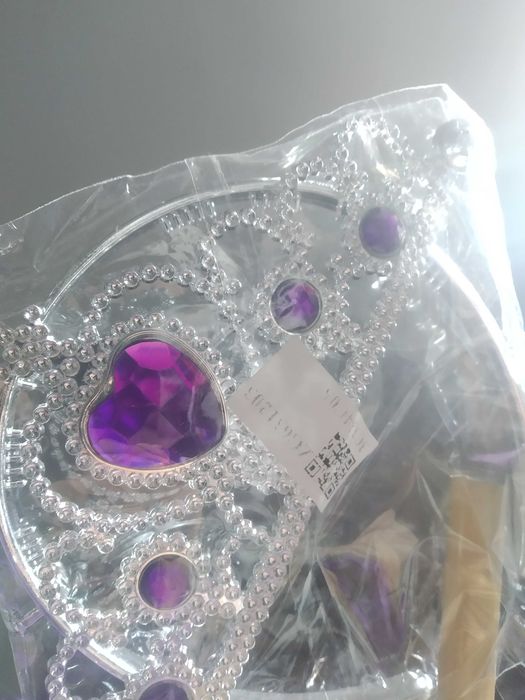 Lote Rapunzel Disney Princess Bailarina Vestido de tule e coroa