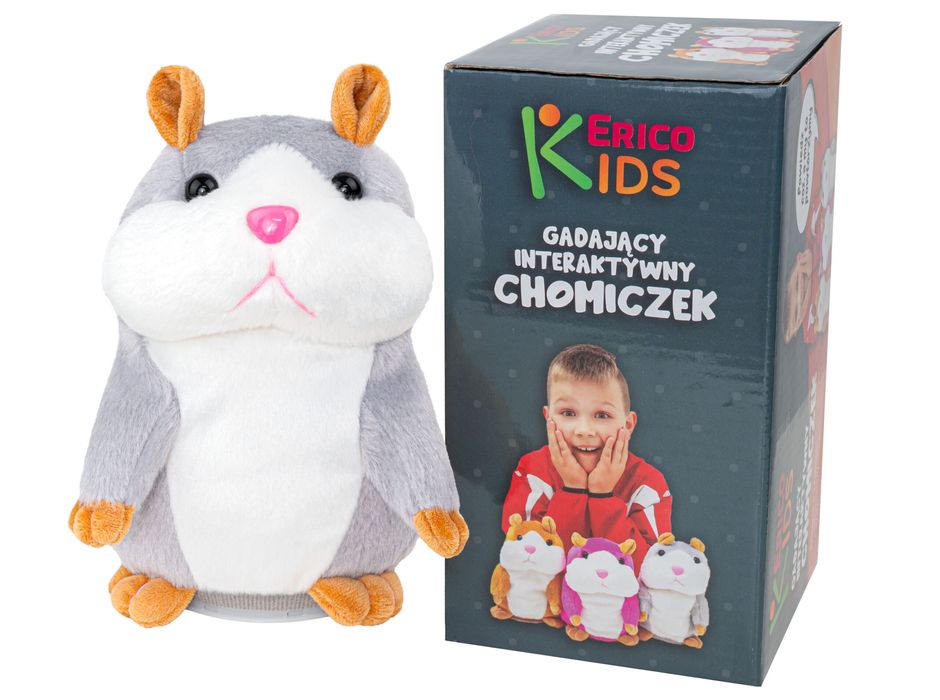* WieIki gigant gadający Interaktywny chomik 19 cm