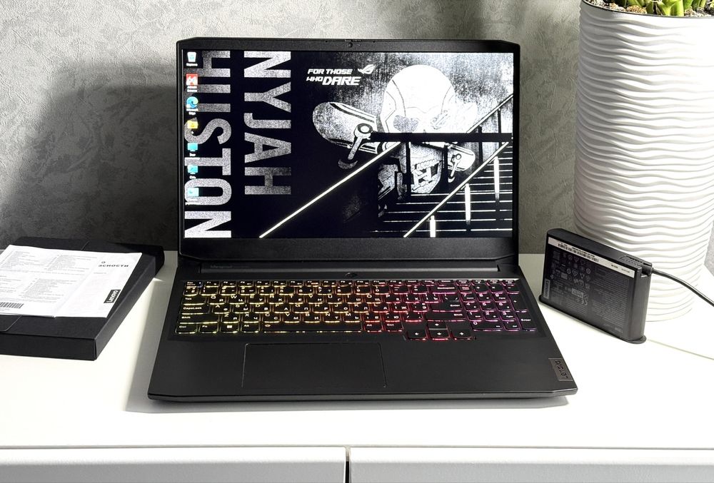 Lenovo Gaming 3/2025год/RTX/Ryzen 5-5500/512GB/16GB/Ноутбук.