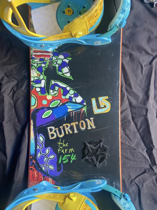 Prancha Burton The Farm 154 + fixacoes