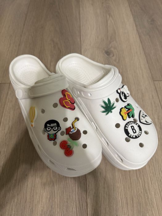 Супер трендовые кроксы на платформе