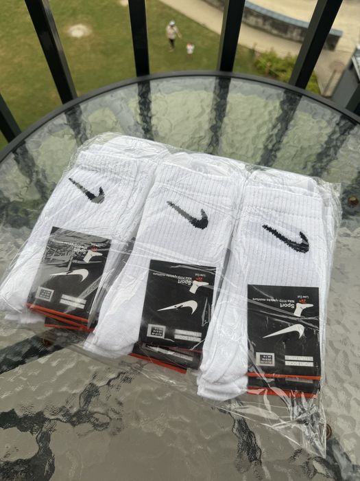 12 par skarpet nike dlugie