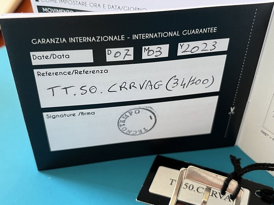 Tecnotempo relógio cronógrafo novo