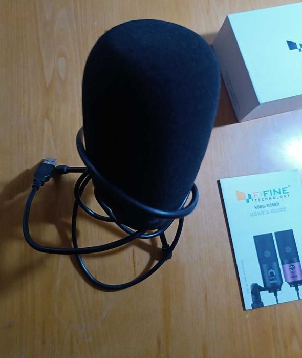 Продам Мікрофон  Fifine K669 (стан нового - пампон в подарунок)