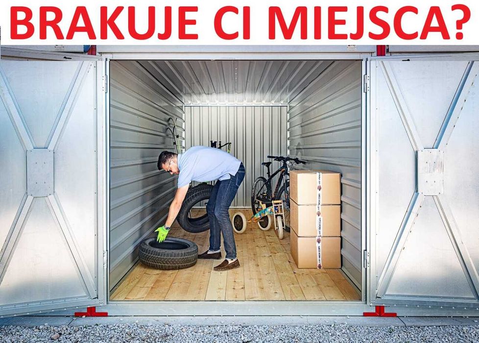 Wynajem Mały Magazyn samoobsługowy, Dostęp 24/7, BOX Kontener, garaż, komórka - M6