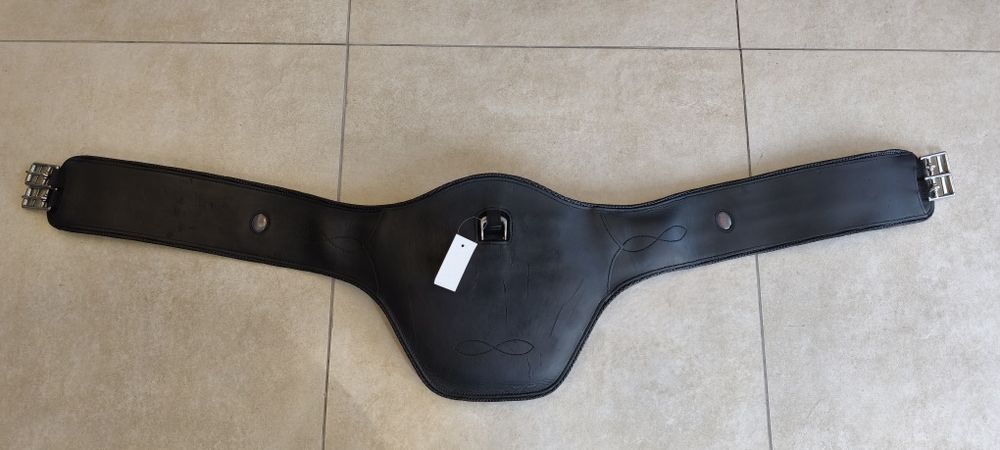135 cm popręg Bates CairAir skórzany z fartuchem