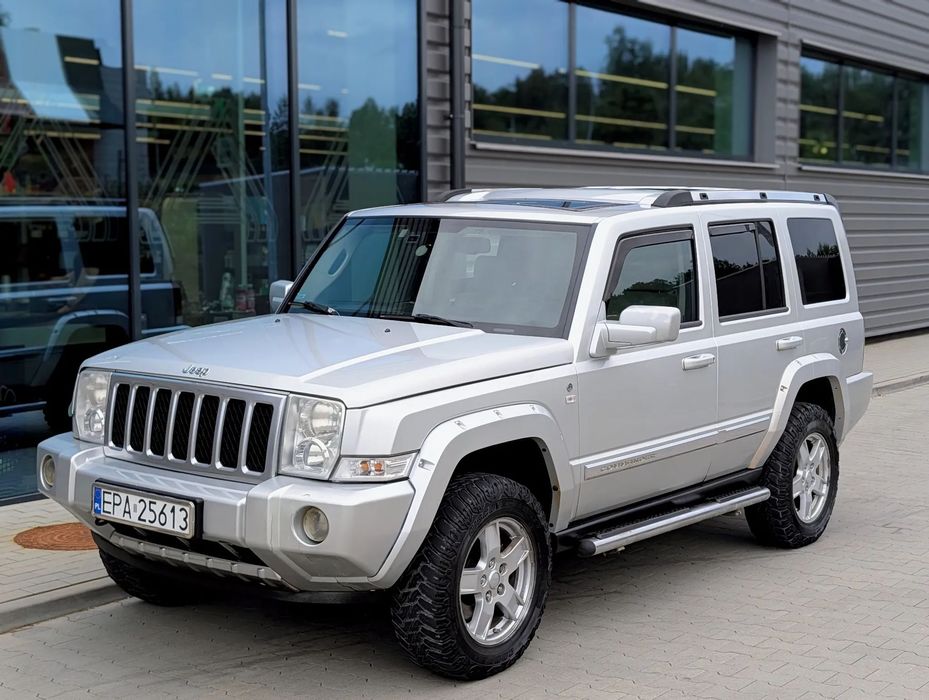 Jeep Commander 3.0 CRD 4x4 Limited 7osób Quadra Drive 2 Nawigacja Skóry HAK 3500KG