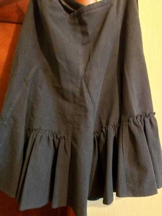 Нова спідниця бархат под замшу шикарна вихідна  розмір 48-50-52