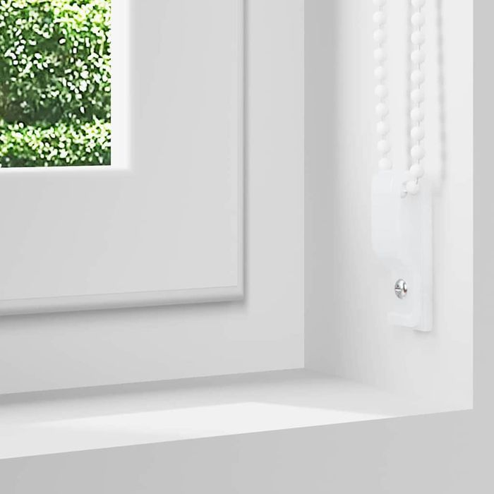 Vidaxl Roleta Zaciemniająca Off White 120X150 Cm Szerokość Tkaniny