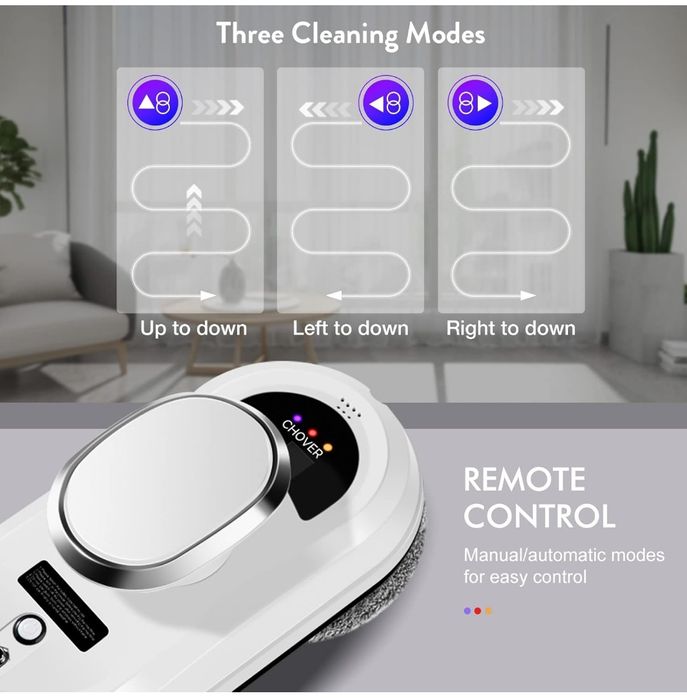 Robot Limpador de janelas inteligente Sucção 5600pa *Novo na Caixa*