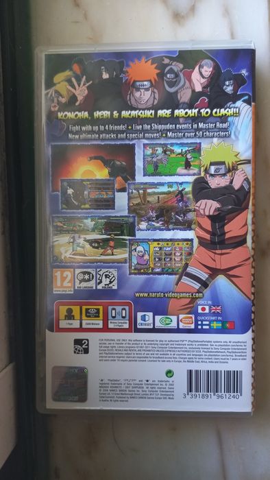jogo do Naruto para a psp
