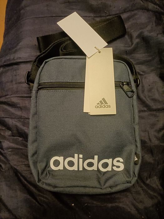 Mala Tiracolo Adidas Original Azul Muito Escuro Nova