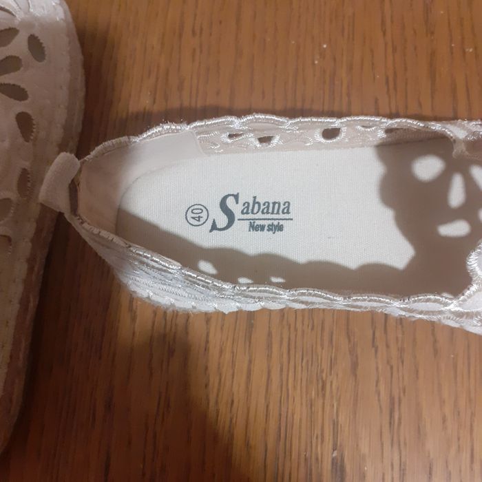 Ażurowe,tekstylne buty .