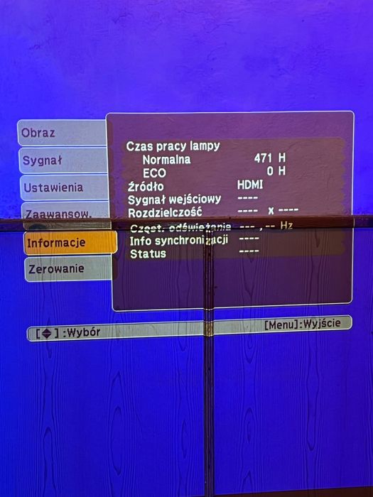 Projektor Epson EH-TW450 • Tylko 471h • 2500 ANSI • Super obraz